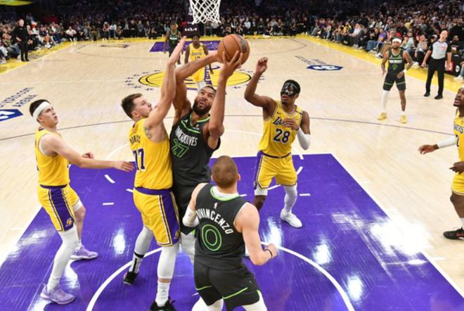 NBA 季后赛森林狼下克上，戈贝尔兰德尔等球员大放异彩