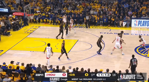 5月3日NBA季后赛首轮G6：火箭115-107胜勇士大比分扳平拖入抢七