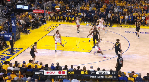 5月3日NBA季后赛首轮G6：火箭115-107胜勇士大比分扳平拖入抢七