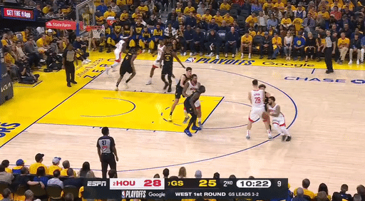 5月3日NBA季后赛首轮G6：火箭115-107胜勇士大比分扳平拖入抢七