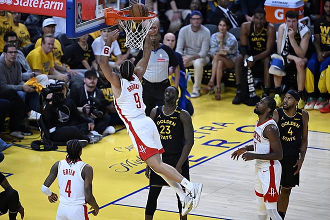 NBA季后赛火箭胜勇士扳平总比分，狄龙-布鲁克斯表现欠佳
