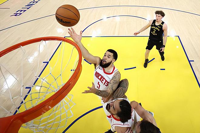 NBA 季后赛火箭胜勇士扳平总比分 范弗利特谈比赛任务及角色