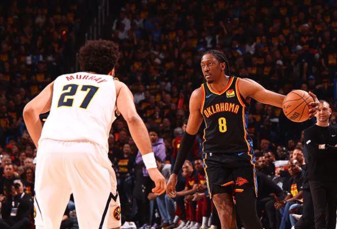 5月6日NBA2024-25季后赛次轮西部焦点之战：雷霆vs掘金