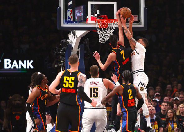 5月6日NBA季后赛半决赛G1：雷霆主场惜败掘金，大比分0-1落后