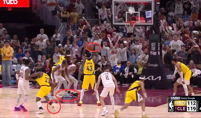 北京时间5月8日NBA官方公布！步行者vs骑士最后两分钟三次漏判