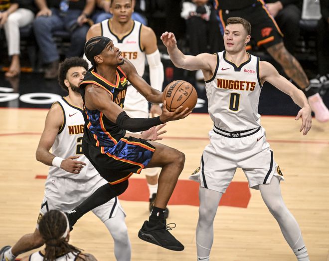 5月8日NBA季后赛雷霆149-106胜掘金扳平大比分 多项纪录诞生