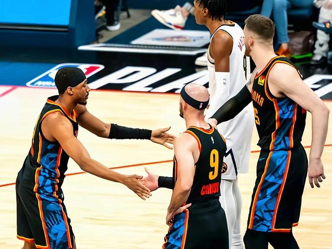 5月8日NBA季后赛西部半决赛：雷霆主场大胜掘金，总比分1-1平