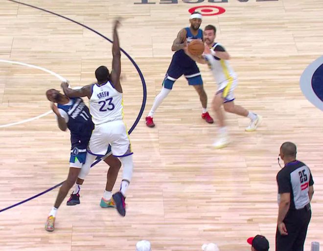 5月9日NBA季后赛半决赛G2：库里缺阵勇士被动，追梦格林引争议