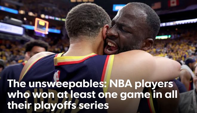 美媒评NBA拒绝横扫之王：库里第5，追梦第2，哈登第4