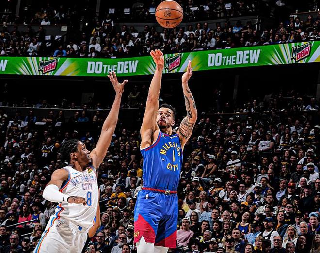 NBA 季后赛西部半决赛雷霆与掘金系列赛 G1 和 G2 精彩回顾