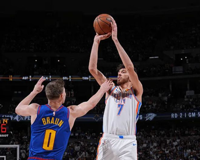 5月10日NBA季后赛次轮西部焦点战！掘金主场迎战雷霆G3