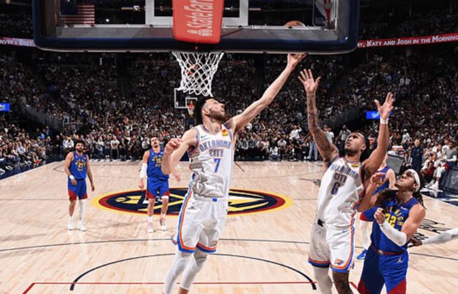 5月10日NBA季后赛次轮西部焦点战！掘金主场迎战雷霆G3