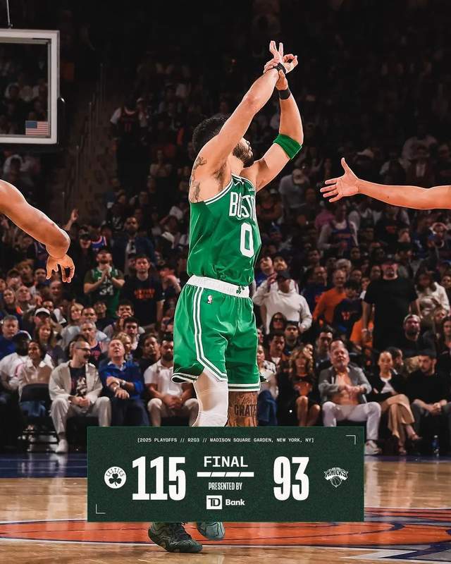 NBA 季后赛凯尔特人 1-2 落后尼克斯，前两场比赛令人咋舌