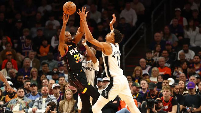 2024-25赛季NBA季后赛激战正酣，太阳面临杜兰特去留抉择，马刺或成下家